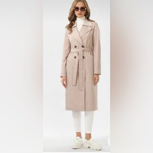 NWT Premium Quality European Style Elegant Women Trench Coat.